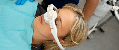 A Mulgrave Dental Group patient undergoing Sleep Dentistry.