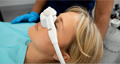 A Mulgrave Dental Group patient undergoing Sleep Dentistry.