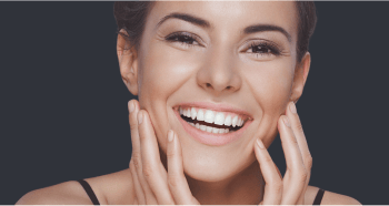 Smiling woman with a beautiful smile.
