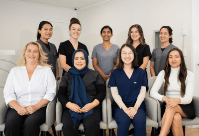 Image of the Mulgrave Dental Group team. From our skilled dentists and hygienists to our friendly receptionists and dedicated administrative staff.