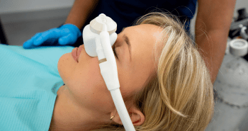 A Mulgrave Dental Group patient undergoing Sleep Dentistry.